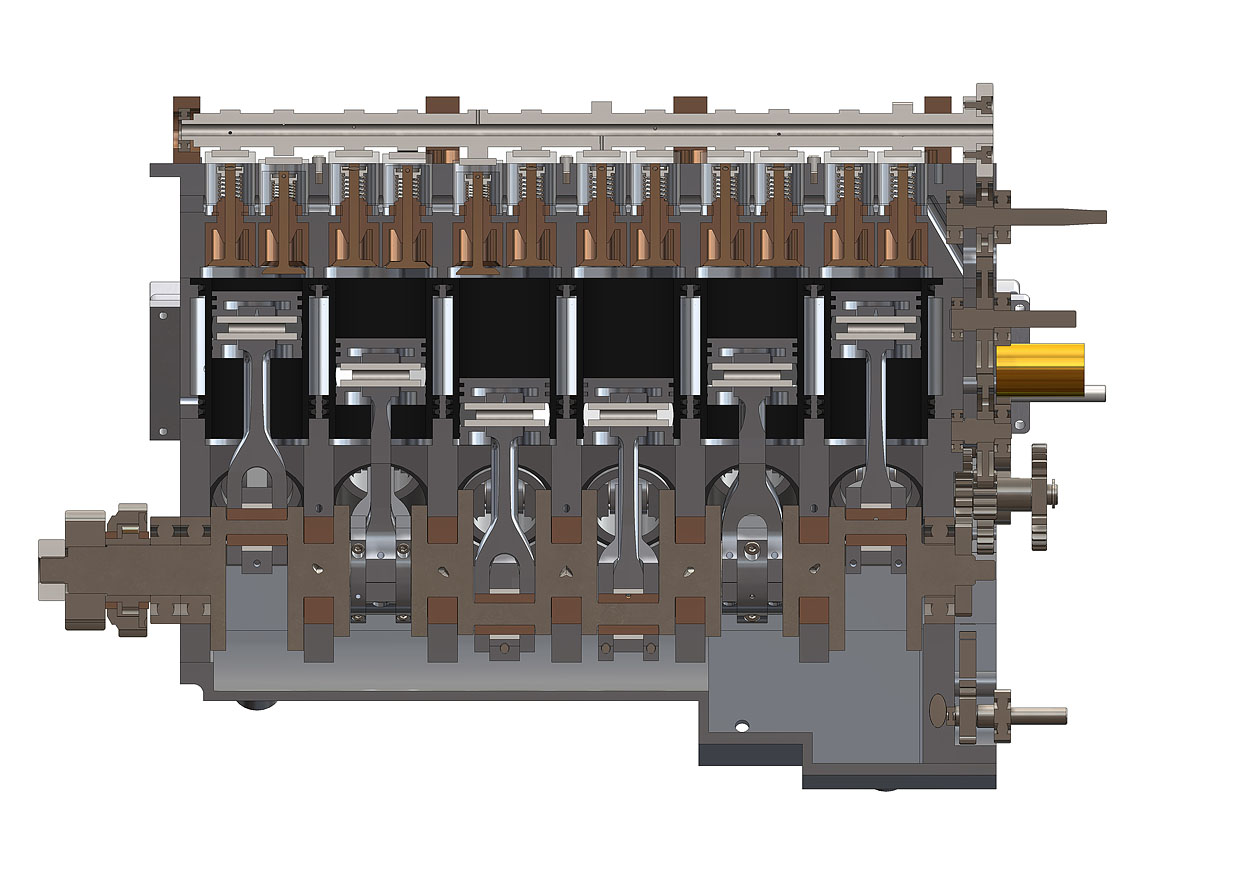 Olsryd V12 Merlin基本发动机